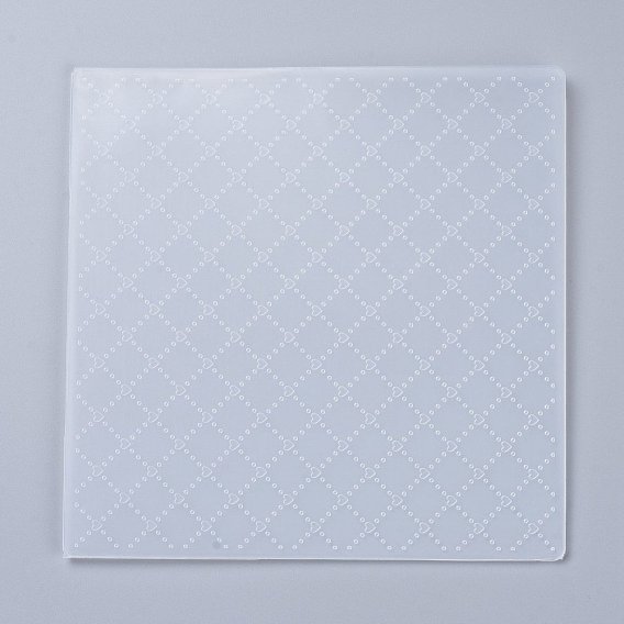 Plastic Embossing Folders, Concave-Convex Embossing Stencils, for Handcraft Photo Album Decoration