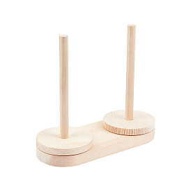 Rotatable Wooden Yarn Spinner, Thread Holder