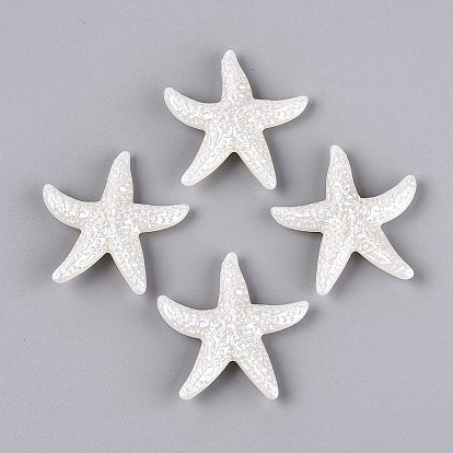 Colgantes de plástico ccb, encantos de estrellas de mar