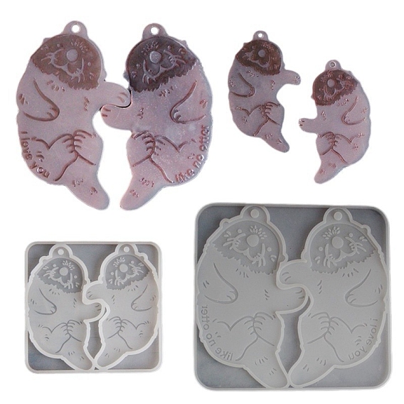 Силиконовые формы, формы для украшения, формы для литья гипсовой смолы, выдра