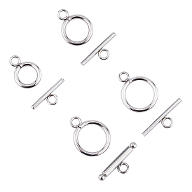 Unicraftale 304 Stainless Steel Toggle Clasps