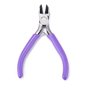 45# Carbon Steel Jewelry Pliers, Side Cutting Pliers, Side Cutter, Polishing, Lilac