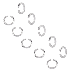 Unicraftale 304 Stainless Steel Quick Link Connectors, Linking Rings, Donut