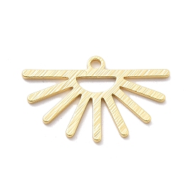 Латунные подвески, без кадмия, без никеля и без свинца, половина солнца