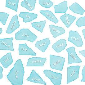 Sea Glass Pieces for Crafts, Decor & Vase Filler, Nuggets