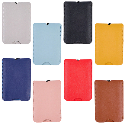 8 шт. 8 цвета: искусственная кожа, выдвижная багажная бирка со шнурком, этикетки для чемоданов в самолете, прямоугольные