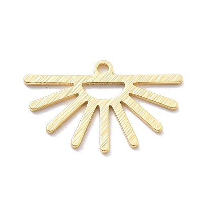 Латунные подвески, без кадмия, без никеля и без свинца, половина солнца