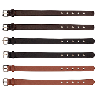 6шт 3 ремень манжеты из искусственной кожи, бретельки на рукавах куртки пальто, традиционные лямки-удлинители килта, с железной пряжкой