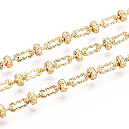 Латунные плоские круглые цепи с прямоугольными звеньями, пайки, с катушкой