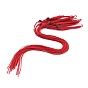 Polyester Nylon Mobile Phone Making Cord Loops, with Coconut Beads