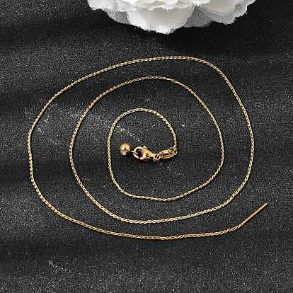 1 мм, унисекс 304 цепочка из нержавеющей стали S-образной формы, регулируемые ожерелья-слайдеры