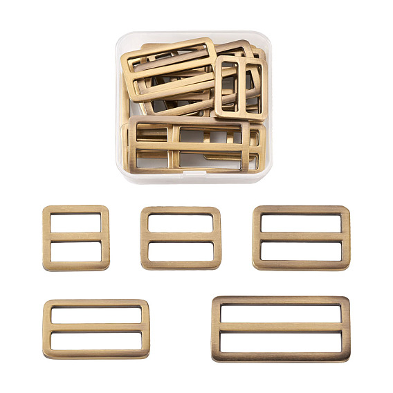 Сплав пряжки, для ремня кожаный ремень сумка для ремня, прямоугольные