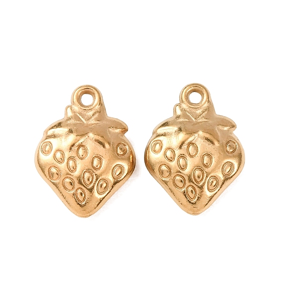 304 подвески из нержавеющей стали, клубника прелести, ионное покрытие (ip), долговечный