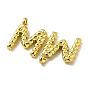 304 Stainless Steel Charms, Letter M Charms
