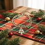 Christmas 304 Stainless Steel Enamel Charm 2-Strand Bracelets, Golden, Christmas Tree Candy Cane Santa Claus, Colorful