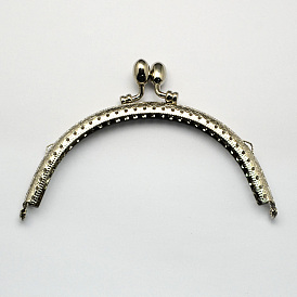 Iron Purse Frames, Bag Handle, 85x127x11mm