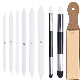 Наборы для рисования, включая 2шт. губчатые ручки и 6шт. бумажный ластик, маркер и 1шт. карандаш, указка и наждачная бумага