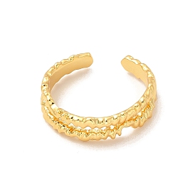 Brass Open Cuff Ring for Women, Lead Free & Cadmium Free
