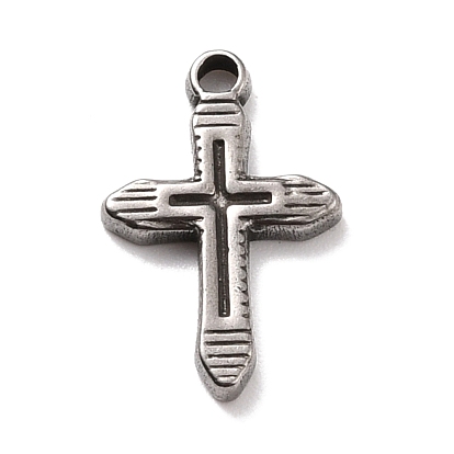 304 Stainless Steel Pendants, Cross