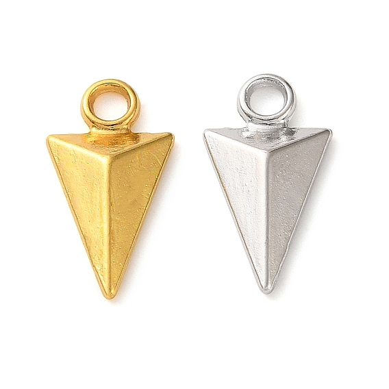 Zinc Alloy Pendants, Triangle Cone Charms