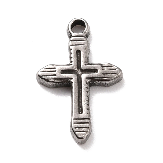 304 Stainless Steel Pendants, Cross