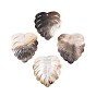 Black Lip Shell Pendants, Monstera Leaf
