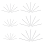 600Pcs 6 Style 304 Stainless Steel Flat Head Pins