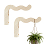 Wood Coat Hook, Wall Mount Hook Hanger, with Screws