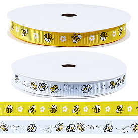 2 рулоны 2 полиэстеровая лента Styless Bees, для аксессуаров для одежды, украшение подарка
