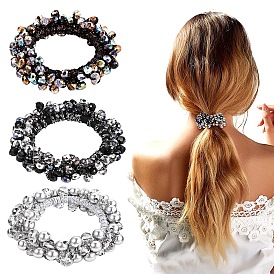 Elegant Pearl Crystal Hairband for Women - Simple and Versatile Hair Accessory.