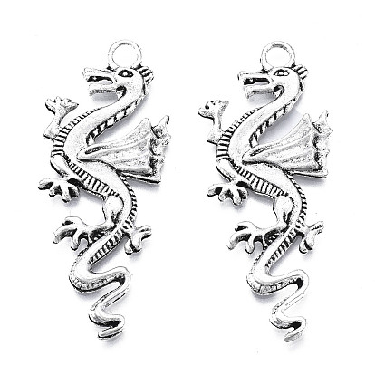 Сплавочные подвески тибетского стиля, дракон