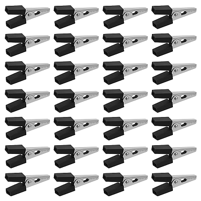 100 pièces de pinces crocodiles en fer pour batterie