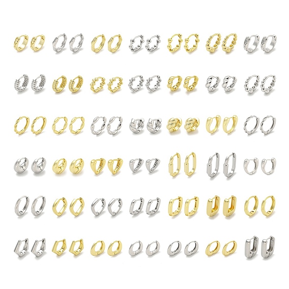 Латунные серьги обруча