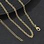 2.7MM Brass Cable Chain Necklaces for Women, Long-Lasting Plated