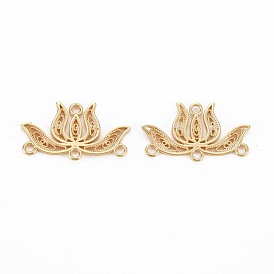 Lustre laiton liens de composants, sans nickel, fleur