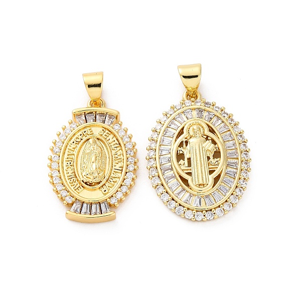 Латунные микро проложить кубического циркония подвески, без кадмия и без свинца, реальный 16 k позолоченный, религия