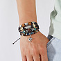 Bracelets Handwoven Leather Bracelet Heart Moon Accessories Bracelet