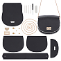 DIY Purse Making Kits, including Imitation Leather Covers and Alloy Findings
