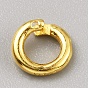 925 Sterling Silver Locking Jump Ring, Open Round, with 925 Stamp