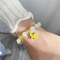 Crystal Bracelet Women Vacation Style Oil Drop Rabbit Butterfly Handmade Bracelet - Colorful Luxury Hand Jewelry.