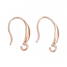 316 Surgical Stainless Steel Hooks, with Horizontal Loop, Ear Wire