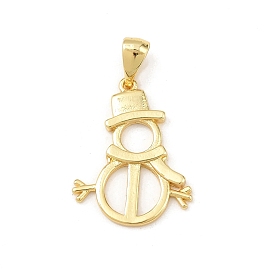 Рождественские латунные подвески, снеговик