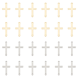 60 шт. 2 цвета религия 201 подвески из нержавеющей стали, боковые перекрестные ссылки