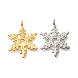 304 подвески из нержавеющей стали, снежинка очарование