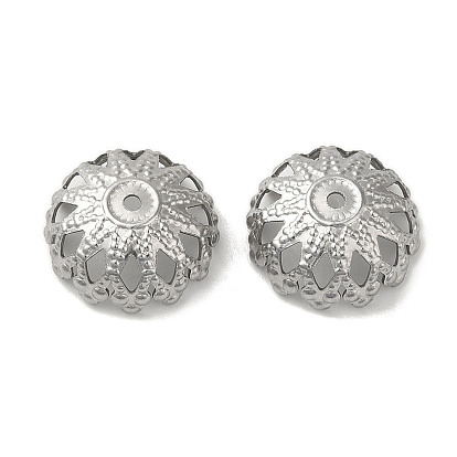 304 caps d'acier inoxydable, fleur