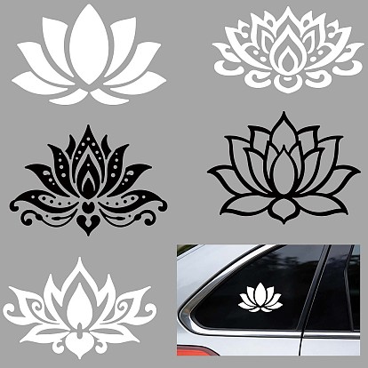 Pegatinas de vinilo reflectante de plástico para coche, calcomanías impermeables para decoración de vehículos