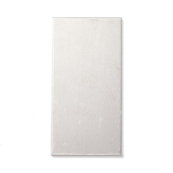 (défauts de fabrication : rayures) plaques en aluminium, pour la coupe mécanique, usinage de précision, fabrication de moules, rectangle