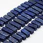 Natural Lapis Lazuli Beads Strands, Cuboid