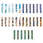 Cellulose Acetate(Resin) Big Pendants, Rectangle