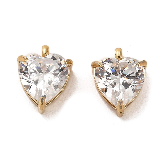 304 прелести нержавеющей стали, со стеклом, сердце прелести